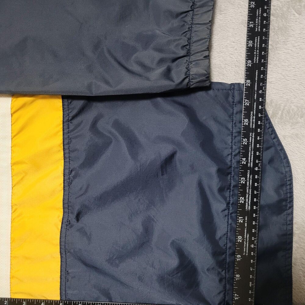 Gear For Sports Jacket Navy Football Mens XL Blue Yellow Hooded Full Zip Mesh - Picture 13 of 14